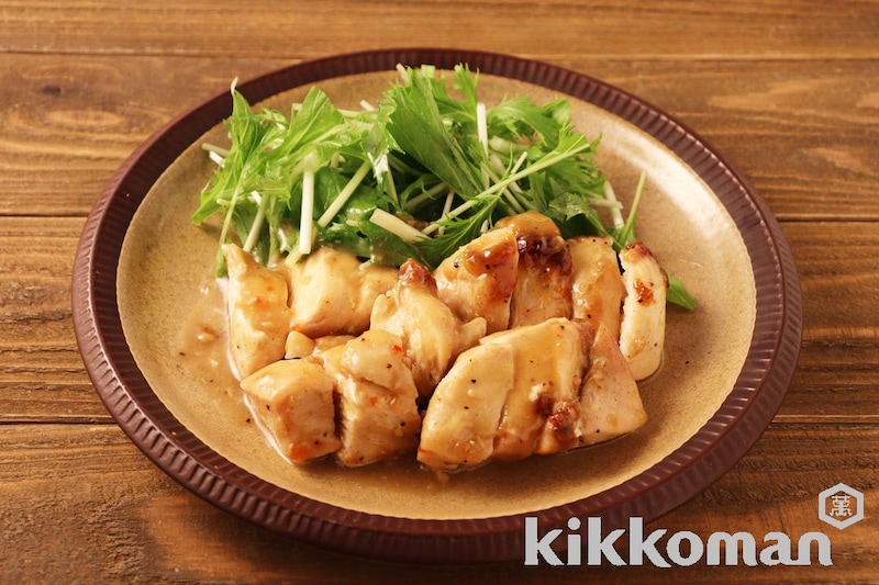 レンジで簡単!コク旨鶏むね塩(うちのごはん使用)