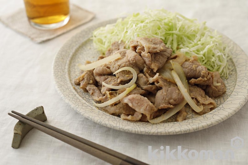 キリっとさわやか!豚こま切れ肉のしょうが焼き