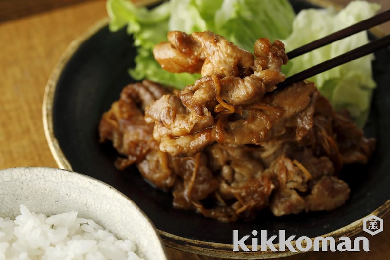 豚薄切り肉のがっつりしょうが焼き【しょうがをダブル使い】