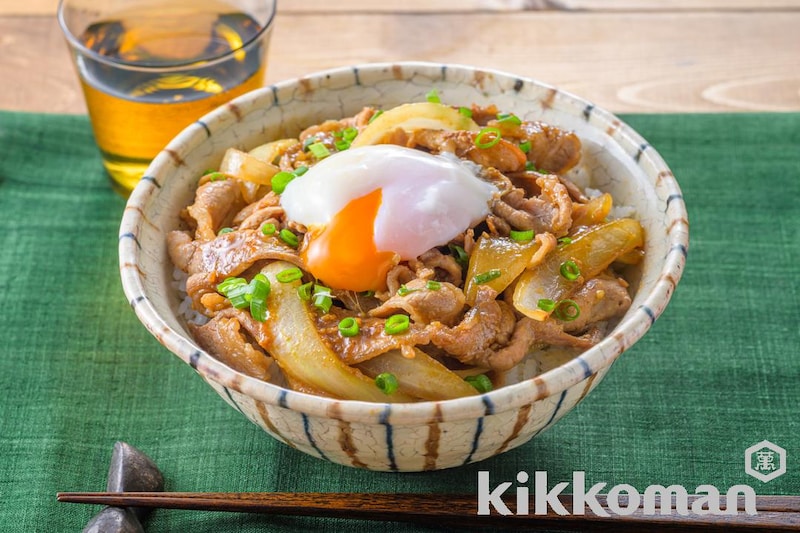 焼肉のたれで!コクうまみそ豚丼