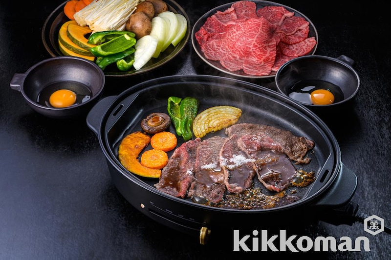 しょうゆでジュワッと!甘辛すき焼肉