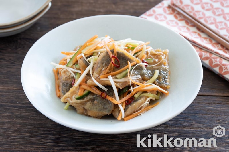 家の調味料で味が決まる!あじの南蛮漬け(しっかり減塩レシピ)