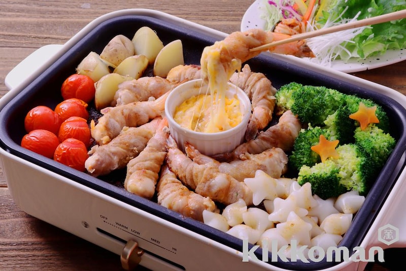 ホットプレートで!七夕えびロールサムギョプサル