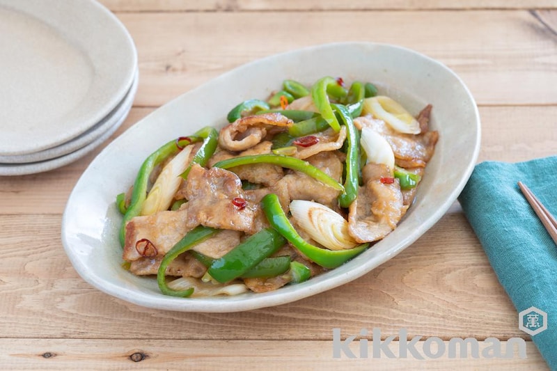 豚肉とピーマンの甘酢炒め(しっかり減塩レシピ)