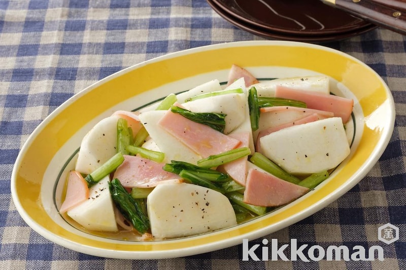 だし香る かぶとハムのサラダ