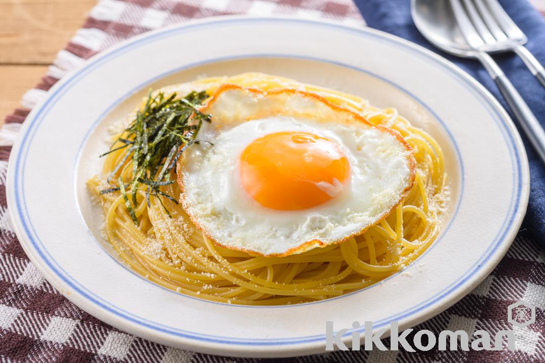 やみつき！目玉焼きパスタ