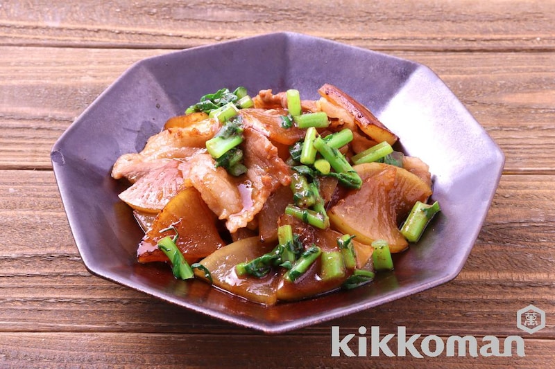 凍ったままの肉で簡単!味しみ豚バラ大根