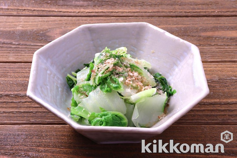 外葉も一緒に!丸ごと白菜のおひたし