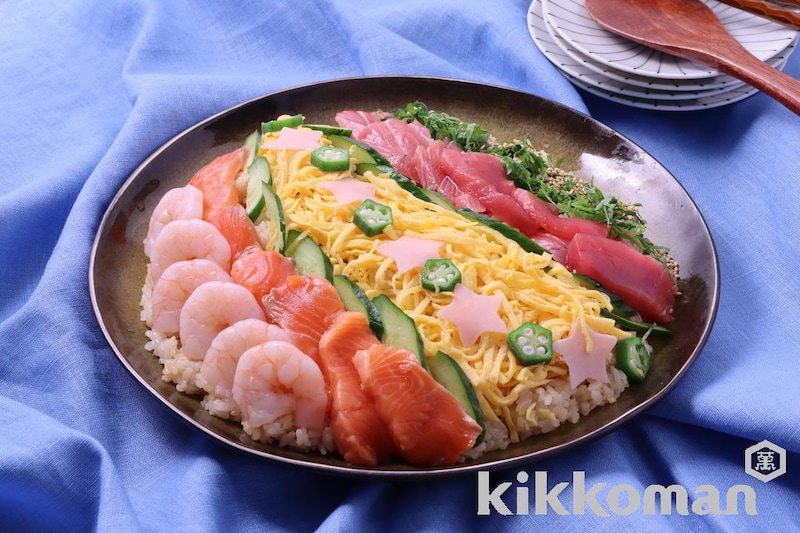 彩り鮮やか!七夕海鮮だしめし ちらし寿司風