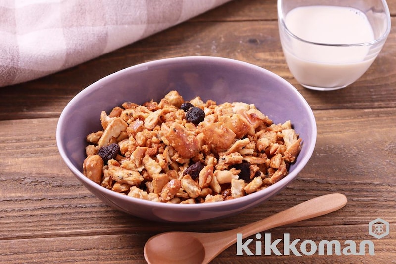 乾パングラノーラ【ローリングストック活用レシピ】
