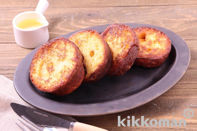 長期保存パンで!豆乳フレンチトースト【ローリングストック活用レシピ】