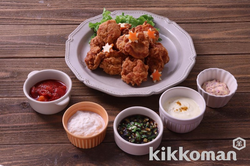 鶏のから揚げ5色ディップ