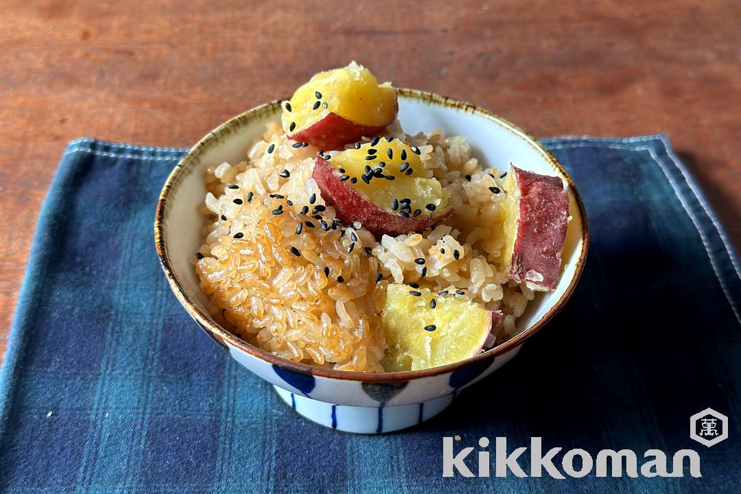 切り餅で！さつまいもの炊き込みご飯おこわ風（山本ゆりさん）