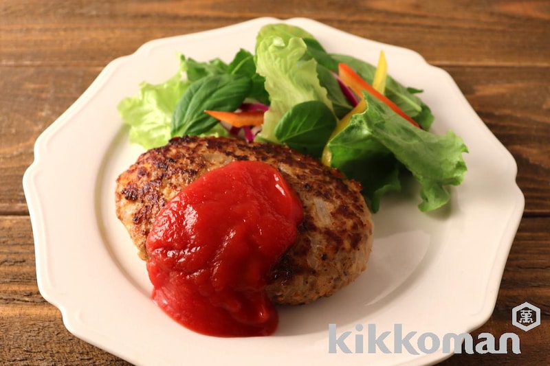 高野豆腐でボリュームアップ!ハンバーグ