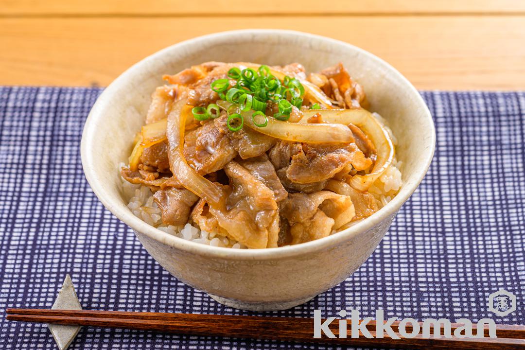 豚丼（基本のおかずつゆ使用）