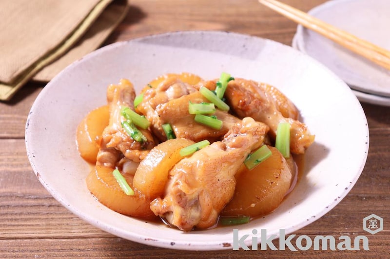 鶏手羽と大根のコクうま煮(しっかり減塩レシピ)
