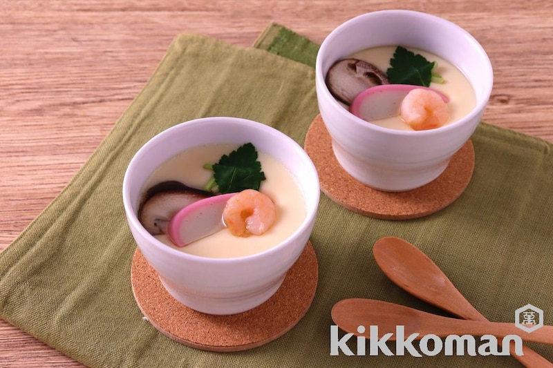 だし香る茶碗蒸し【蒸し器いらずで簡単】