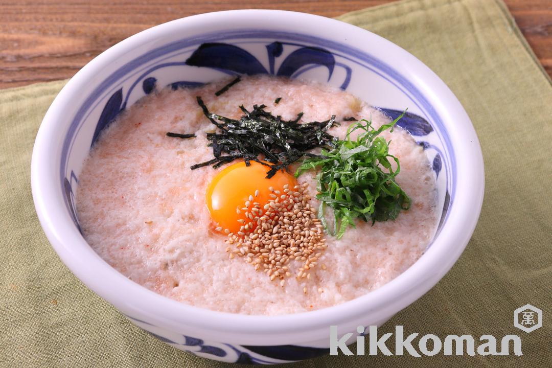 麺に絡めて！青じそ香る　明太とろろパスタ【白だしで簡単】