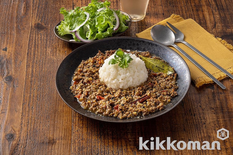 だしが決め手!スパイスキーマカレー