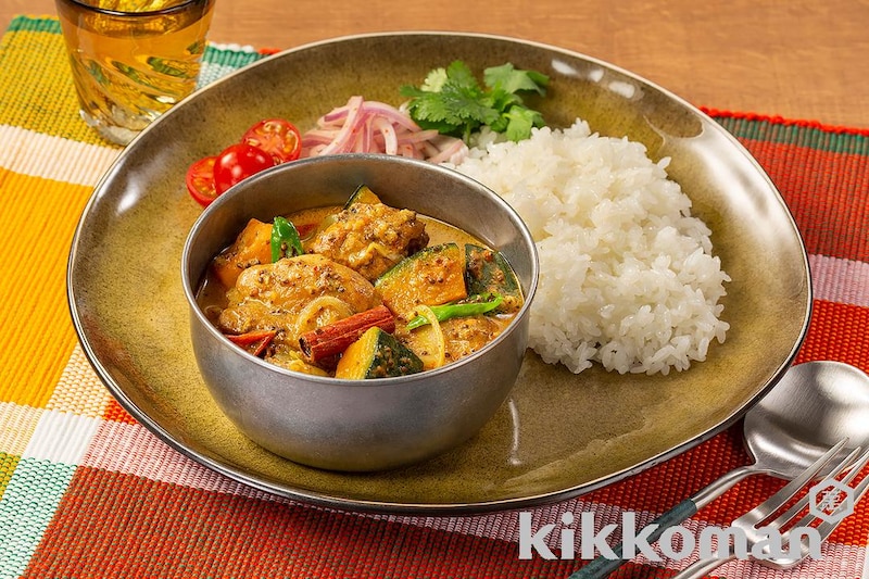 だしが決め手!スリランカ風鶏とかぼちゃのスパイスカレー