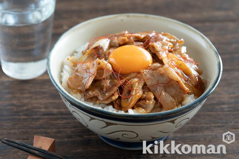 がっつり豚丼(豚脂にんにく醤油だれ使用)