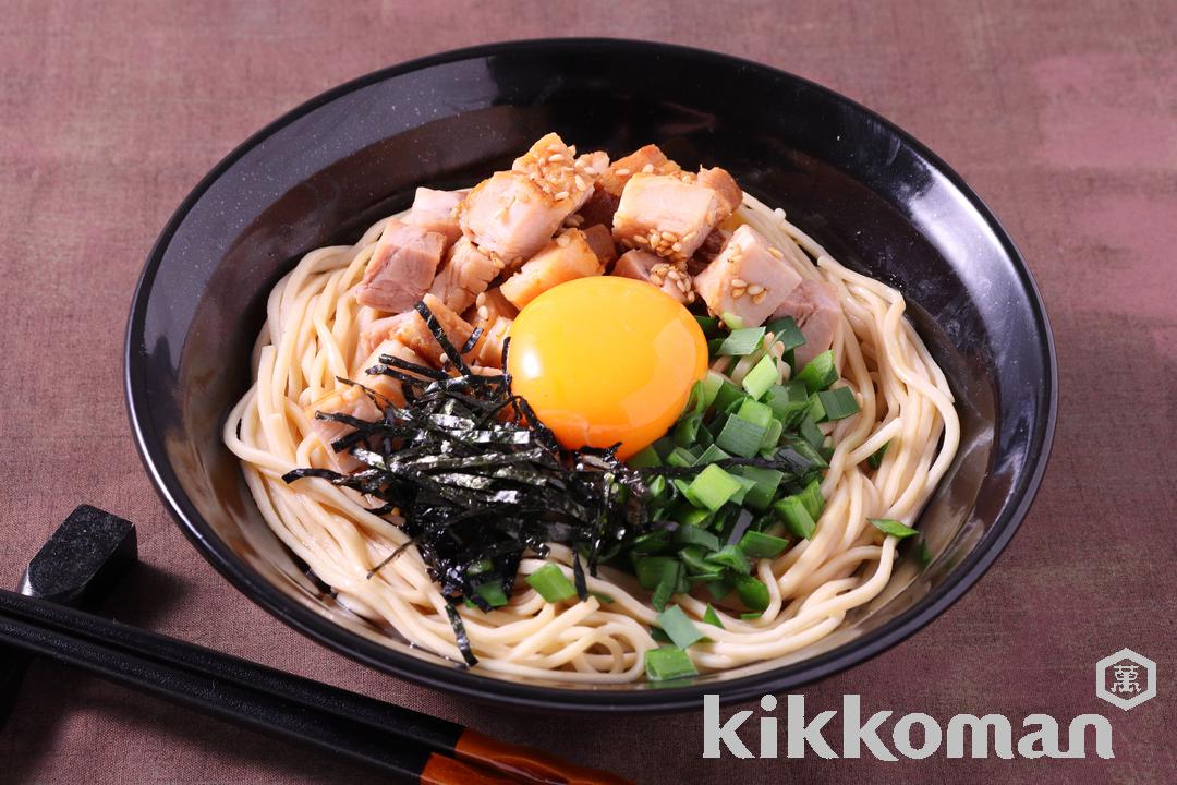 大豆麺で！油そば風（大豆麺細麺使用）