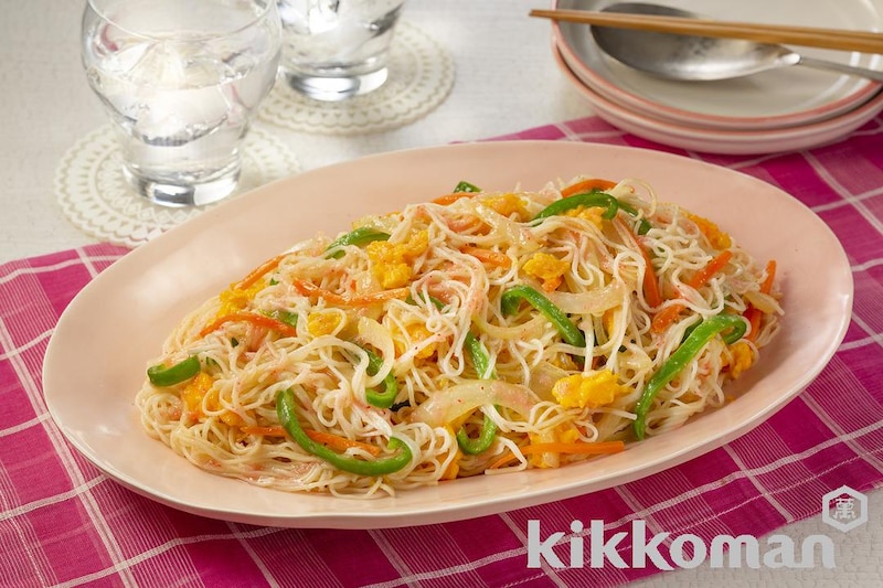 そうめん明太チャンプルー