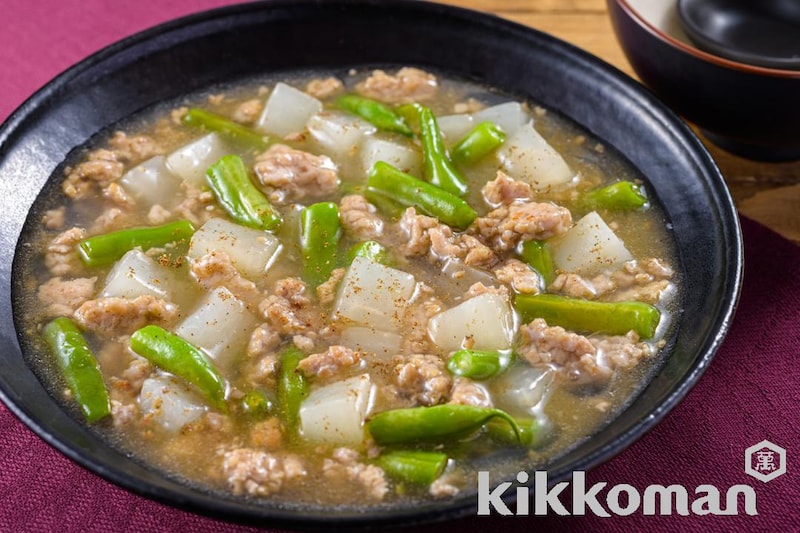 大根と鶏肉の山椒とろみ煮【手軽に野菜たっぷり】