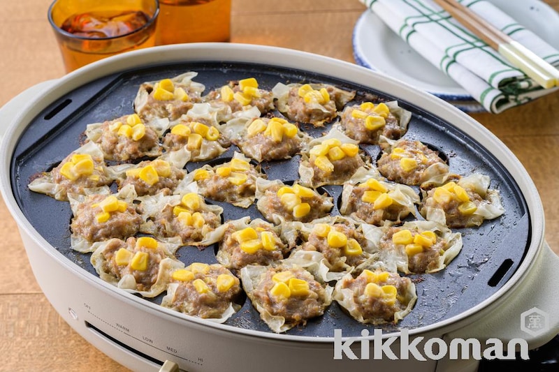 たこ焼き器でつくる!コーンシュウマイ