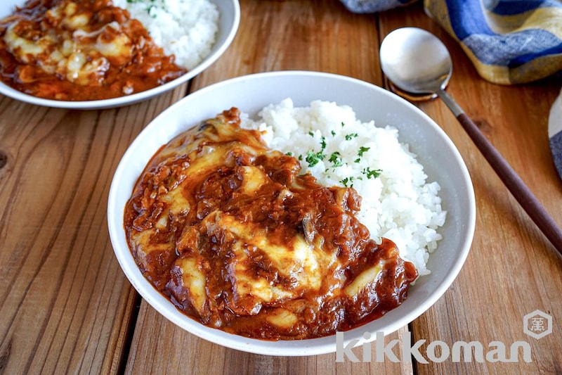 トマトチーズひき肉カレー