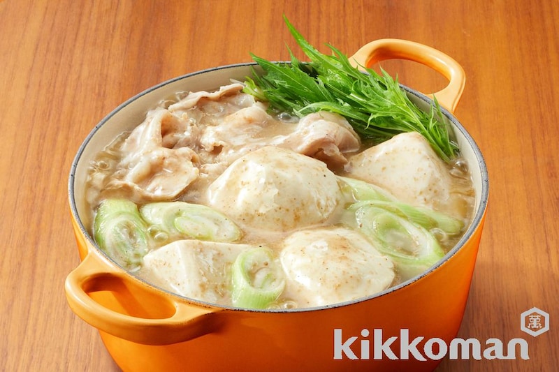 とろける豆腐 ごま白味噌スープ(うちのごはん使用)