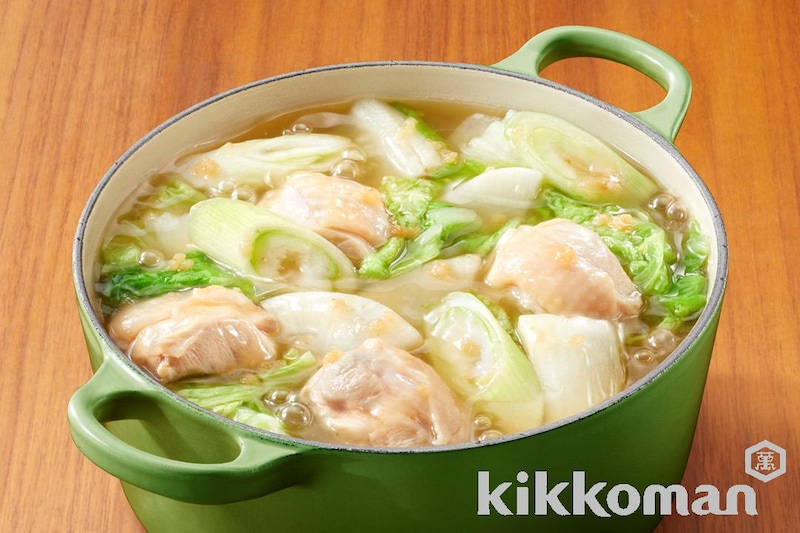 やわらか鶏とねぎの塩糀スープ(うちのごはん使用)