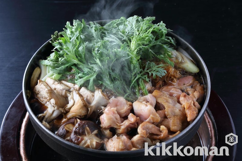 老舗すき焼き店直伝!鶏すき焼き(わが家はすき焼屋さん使用)