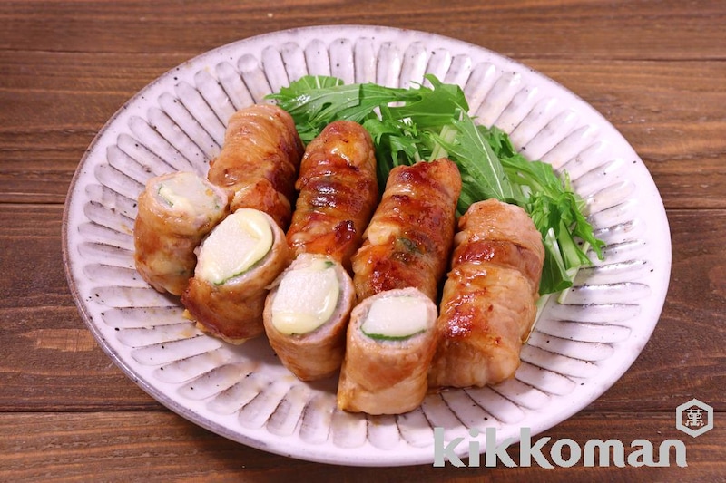 もちチーズ肉巻き(基本のおかずつゆ使用)
