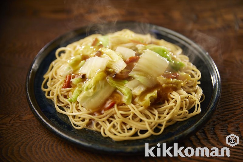 大豆麺 あんかけ焼きそば