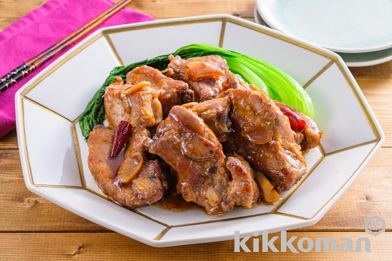 フライパンでつくる!中華風豚スペアリブ(ゆる減塩レシピ)