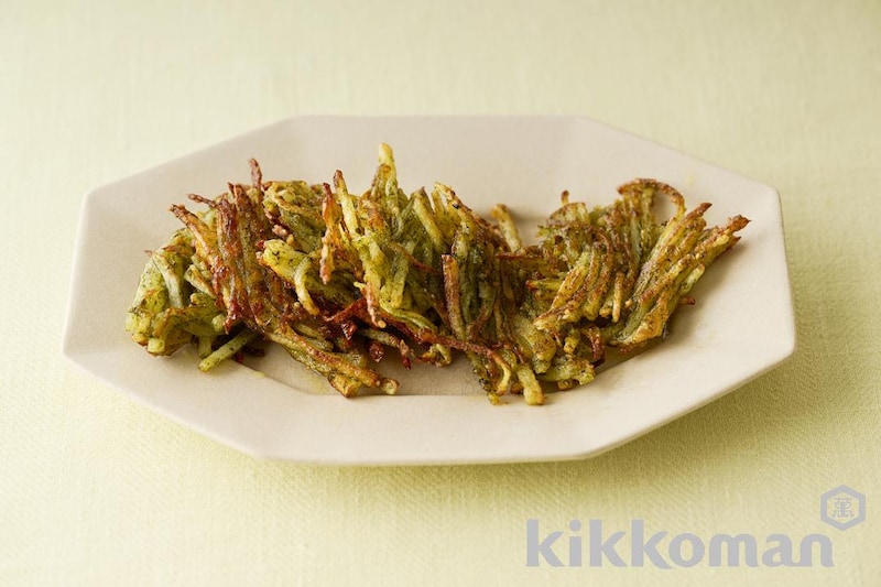 せん切りじゃがいもの青のりチーズ焼き