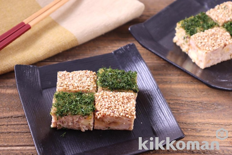 トースターでつくる!チーズとナッツの松風焼き【簡単おせちアレンジ】