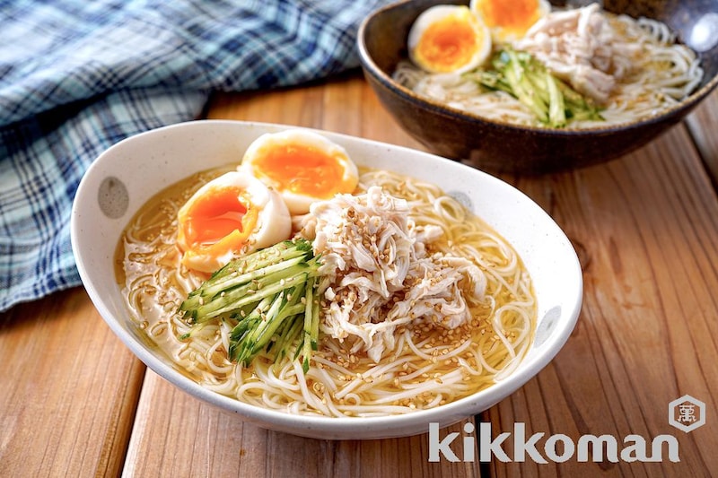 鶏だし冷製そうめん【暑い日にぴったり!パパッとごはん】
