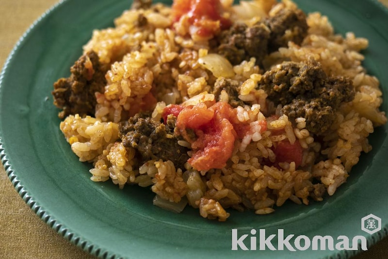 トマトキーマカレーピラフ