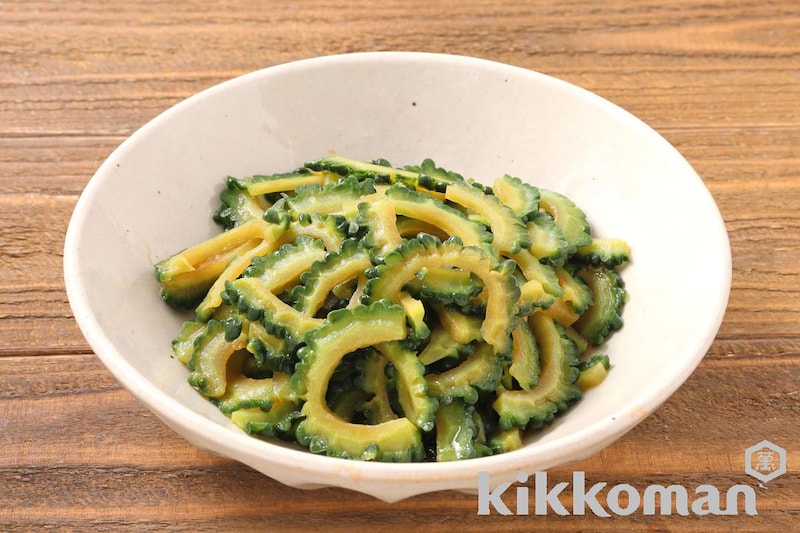 レンジで簡単!ゴーヤのうまだしおかず