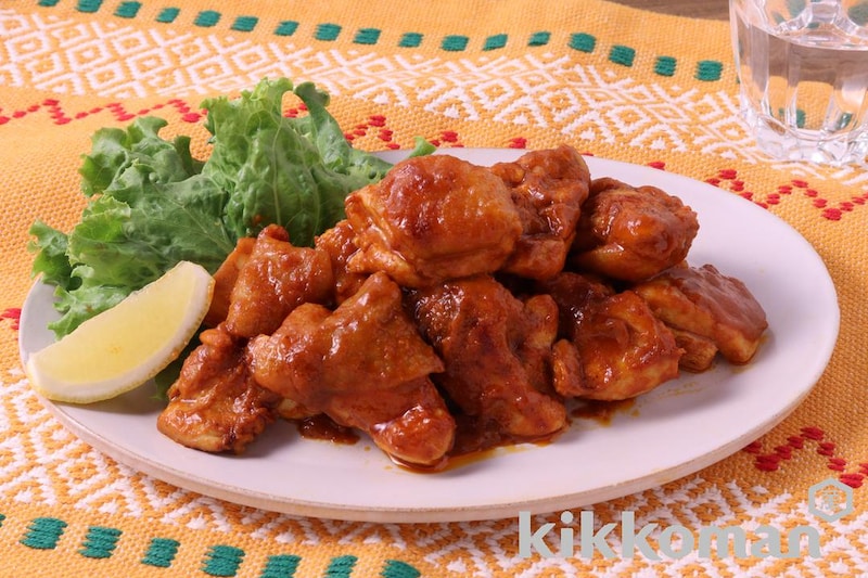 フライパンでお手軽タンドリーチキン(リコピンリッチトマトケチャップ使用)