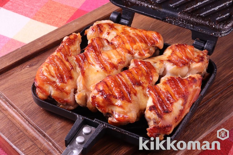 ホットサンドメーカーで!香ばししょうゆグリルチキン