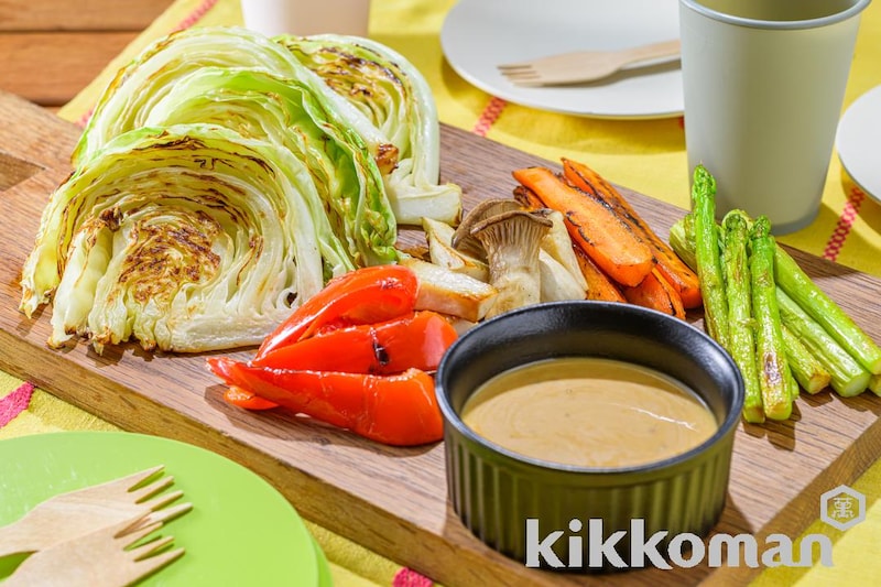 バーベキューにもおすすめ!焼き野菜のたれマヨディップ