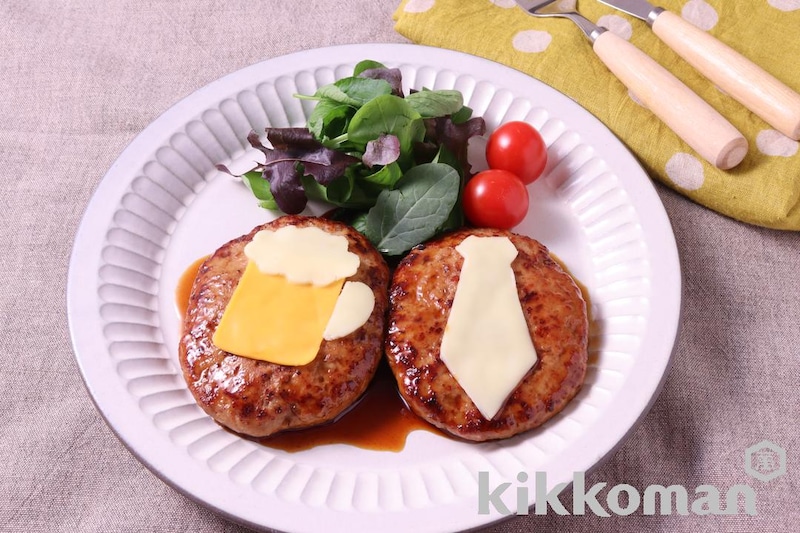 父の日につくろう!デコハンバーグ