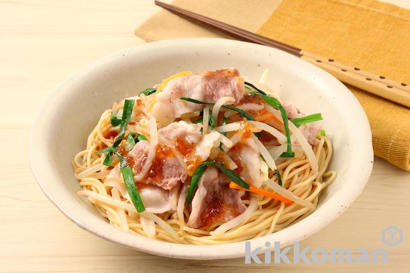 豚しゃぶともやしのサラダ和え麺(大豆麺細麺使用)