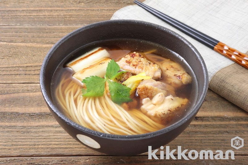 鶏南蛮そば風(大豆麺細麺使用)