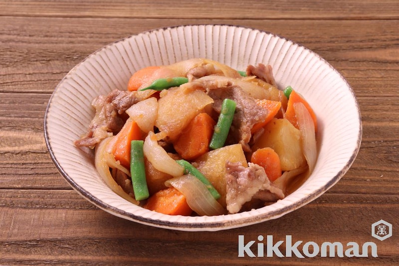 レンジで簡単!肉じゃが(基本のおかずつゆ使用)