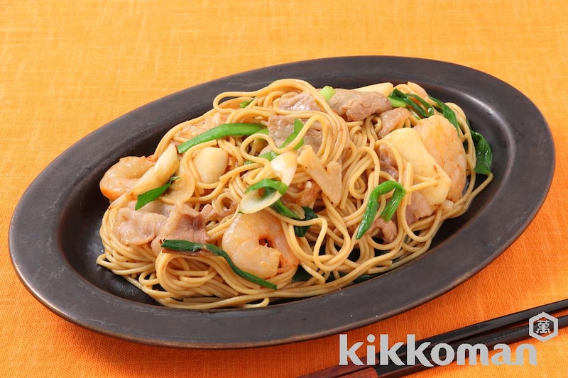 上海焼きそば風(大豆麺細麺使用)