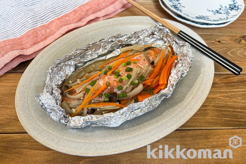 子どもがよろこぶ 鮭のホイル焼き【簡単ごちそう】